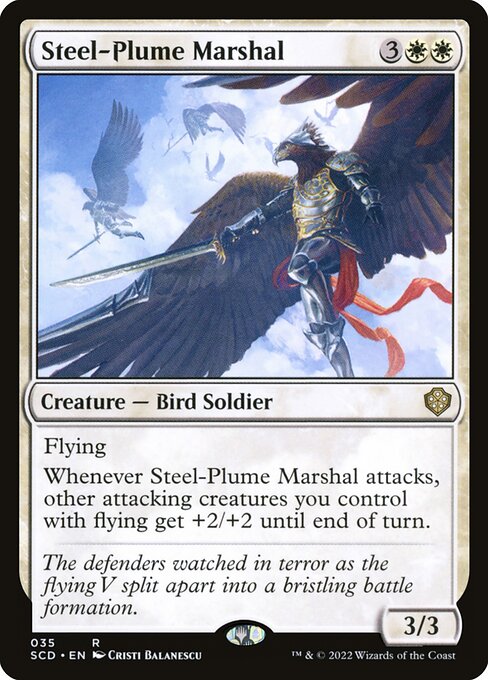 Steel-Plume Marshal - Starter Commander Decks