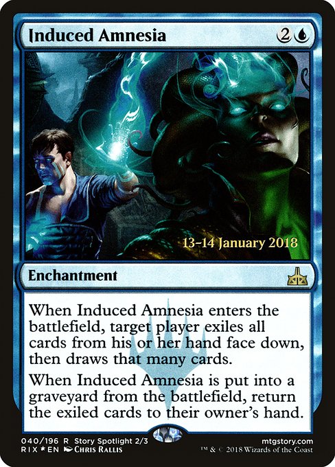Induced Amnesia - Rivals of Ixalan Promos