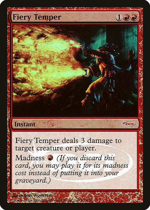 Fiery Temper - DCI Promos - Promo Foil