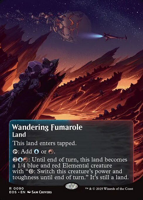 Wandering Fumarole - Edge of Eternities: Stellar Sights - Borderless