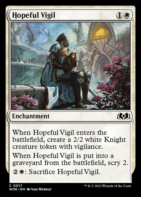 Hopeful Vigil - Wilds of Eldraine