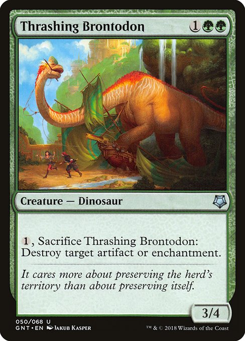 Thrashing Brontodon - Game Night