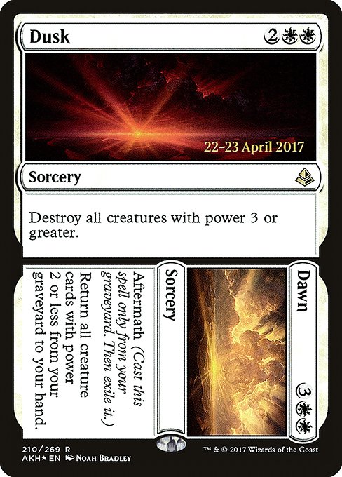 Dusk // Dawn - Amonkhet Promos - Promo Foil