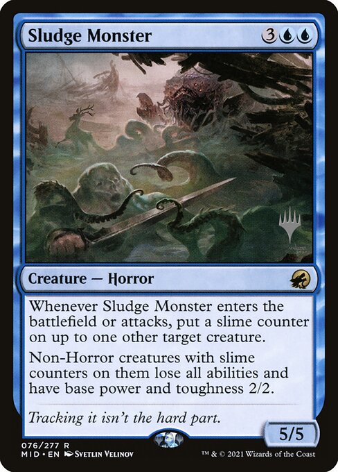 Sludge Monster - Innistrad: Midnight Hunt Promos