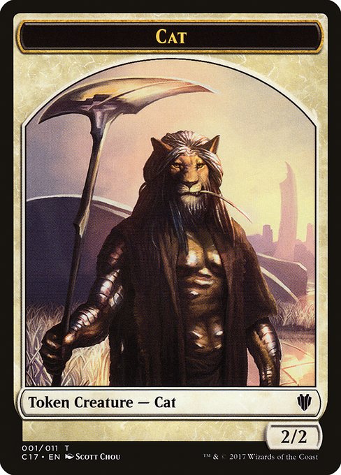 Cat - Commander 2017 Tokens