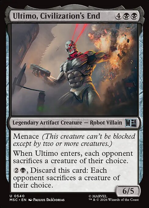 Ultimo, Civilization's End - Marvel Super Heroes Commander