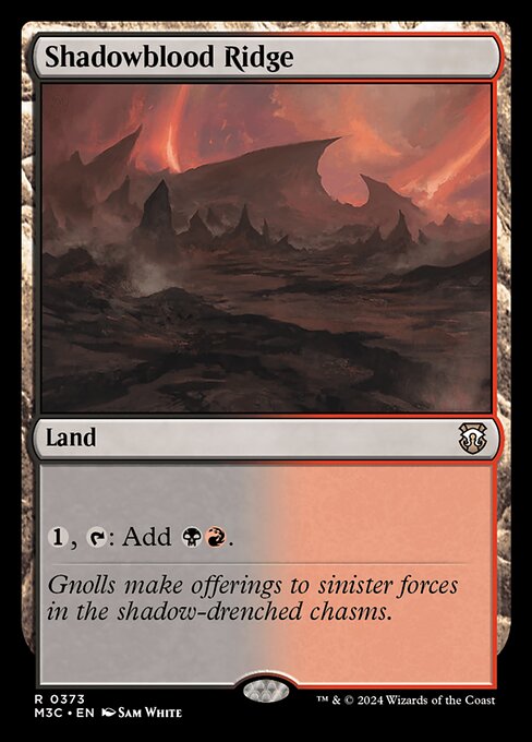 Shadowblood Ridge - Modern Horizons 3 Commander