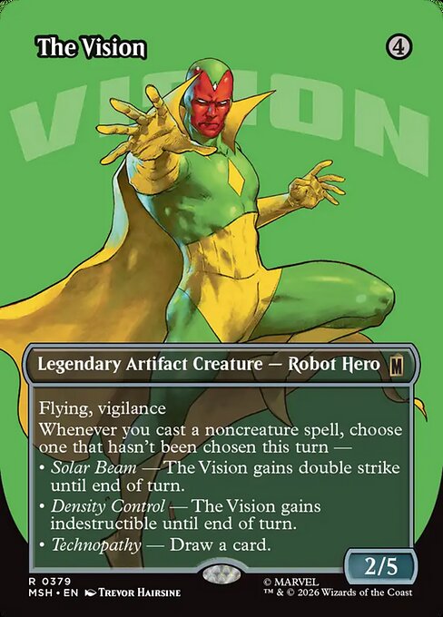 The Vision - Marvel Super Heroes - Borderless