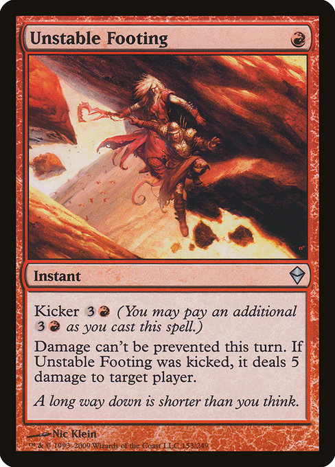 Unstable Footing - Zendikar