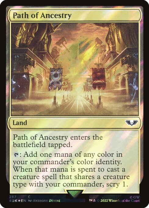 Path of Ancestry - Warhammer 40,000 Commander - Surge Foil