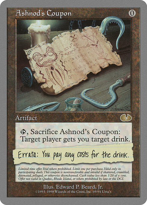 Ashnod's Coupon - Unglued