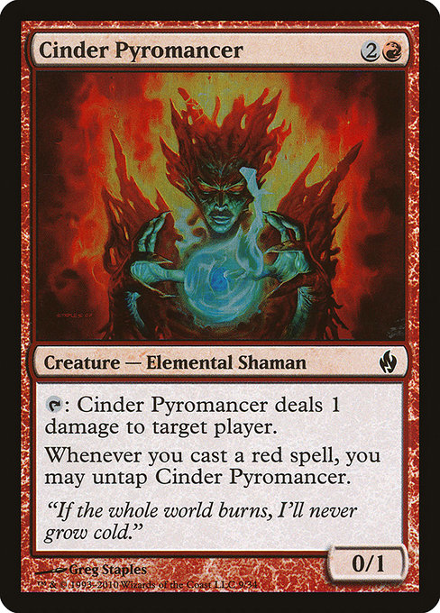 Cinder Pyromancer - Premium Deck Series: Fire and Lightning - Promo Foil