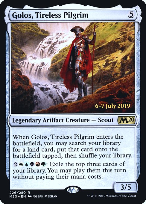 Golos, Tireless Pilgrim - Core Set 2020 Promos