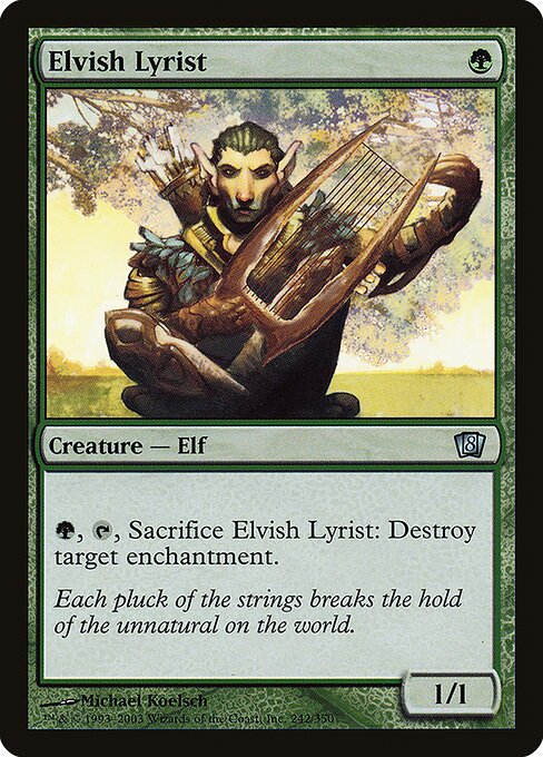 Elvish Lyrist - Eighth Edition