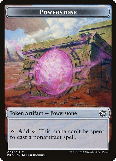 Powerstone - The Brothers' War Tokens