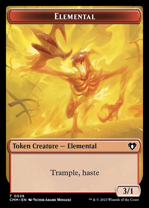 Elemental - Commander Masters Tokens