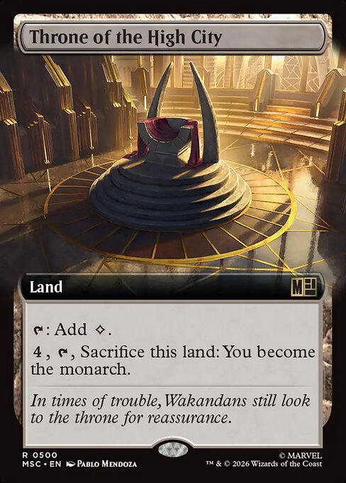 Throne of the High City - Marvel Super Heroes Commander - Extended Art