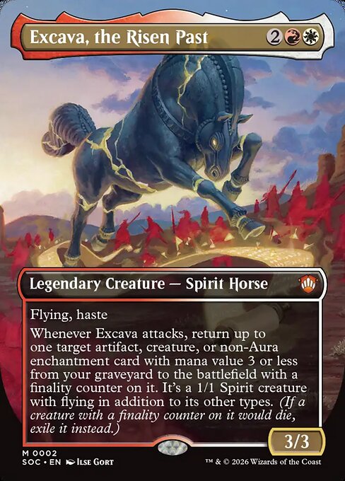 Excava, the Risen Past - Secrets of Strixhaven Commander - Borderless