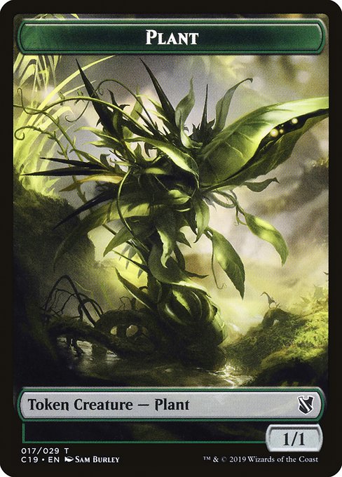 Plant - Commander 2019 Tokens