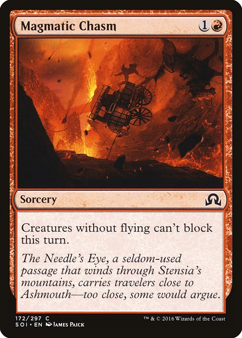 Magmatic Chasm - Shadows over Innistrad