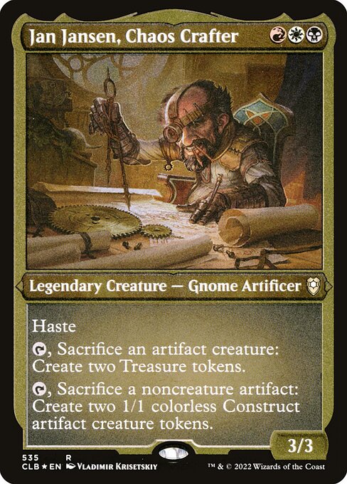 Jan Jansen, Chaos Crafter - Commander Legends: Battle for Baldur's Gate - Etched Foil