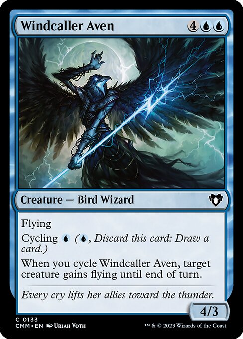 Windcaller Aven - Commander Masters