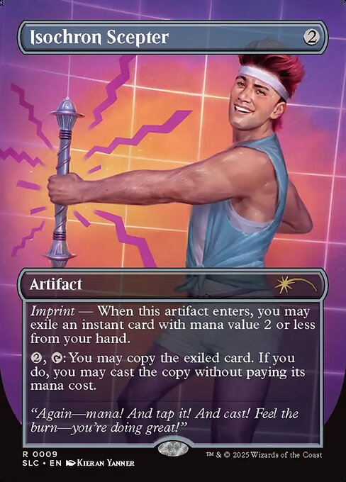 Isochron Scepter - Secret Lair Countdown - Borderless