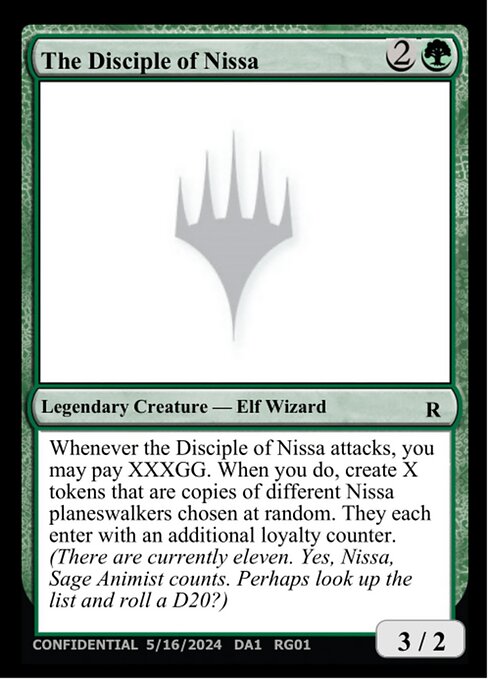 The Disciple of Nissa - Unknown Event