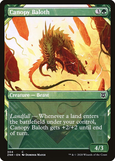 Canopy Baloth - Zendikar Rising