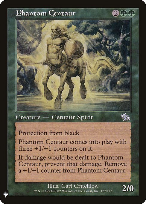 Phantom Centaur - The List