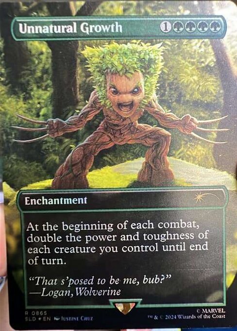 Unnatural Growth - Secret Lair Drop - Promo Foil