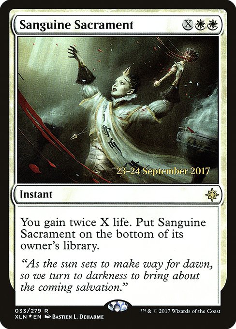 Sanguine Sacrament - Ixalan Promos