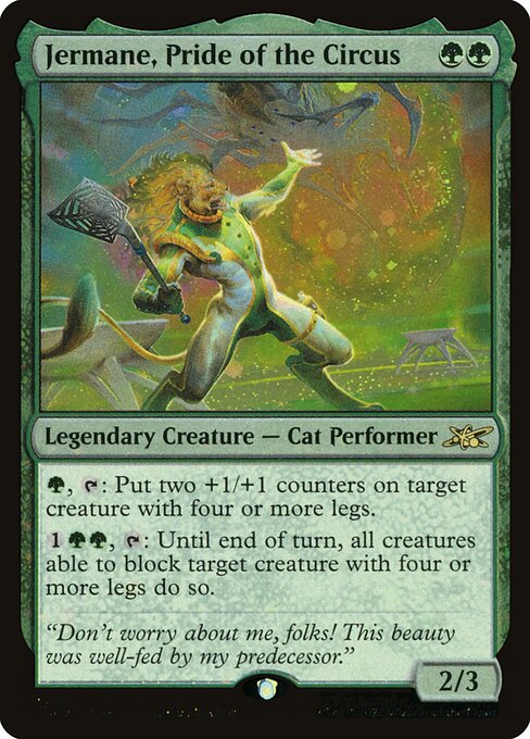 Jermane, Pride of the Circus - Unfinity - Galaxy Foil