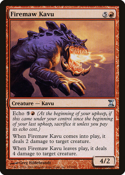 Firemaw Kavu - Time Spiral