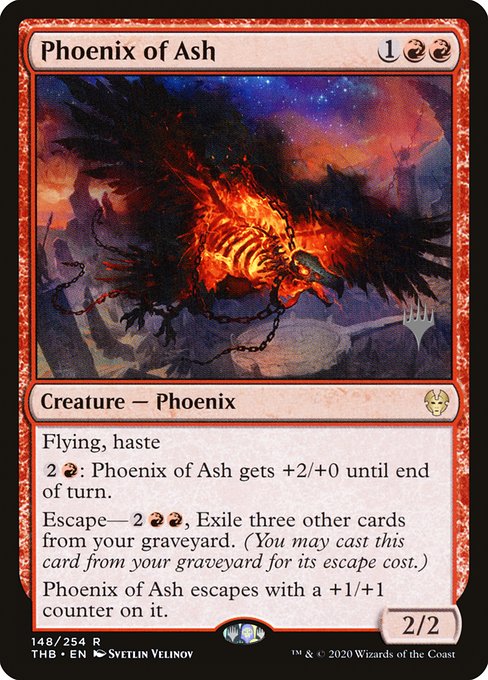 Phoenix of Ash - Theros Beyond Death Promos