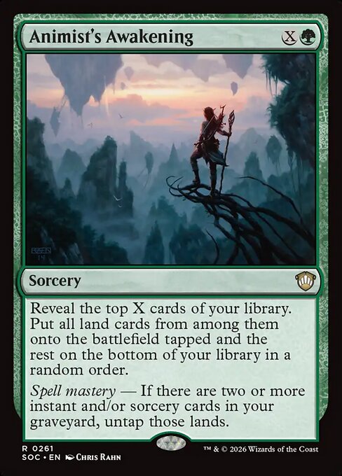 Animist's Awakening - Secrets of Strixhaven Commander