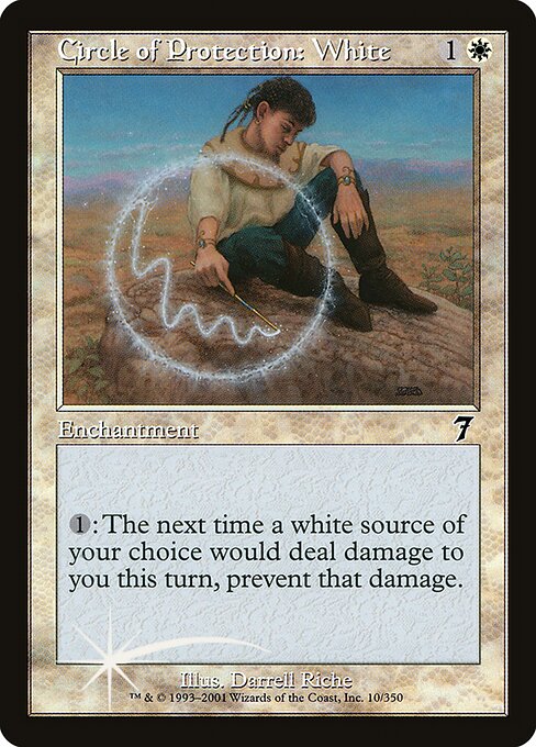 Circle of Protection: White - Seventh Edition - Promo Foil