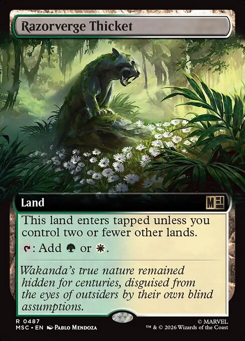 Razorverge Thicket - Marvel Super Heroes Commander - Extended Art