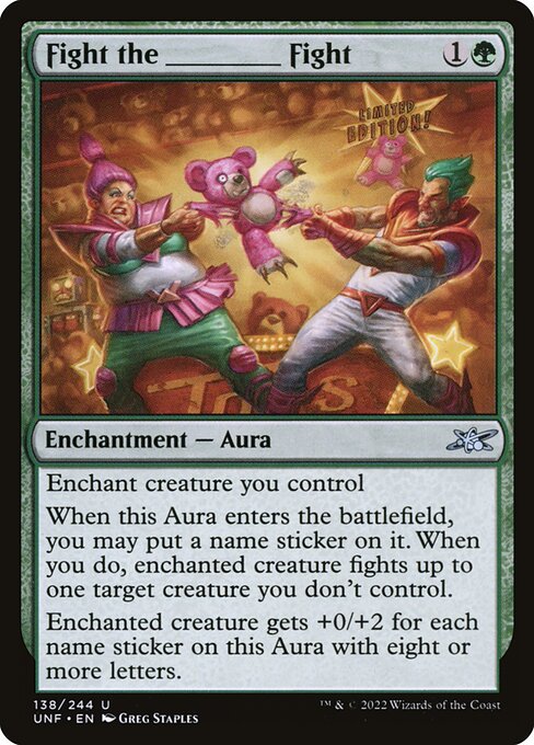 Fight the _____ Fight - Unfinity