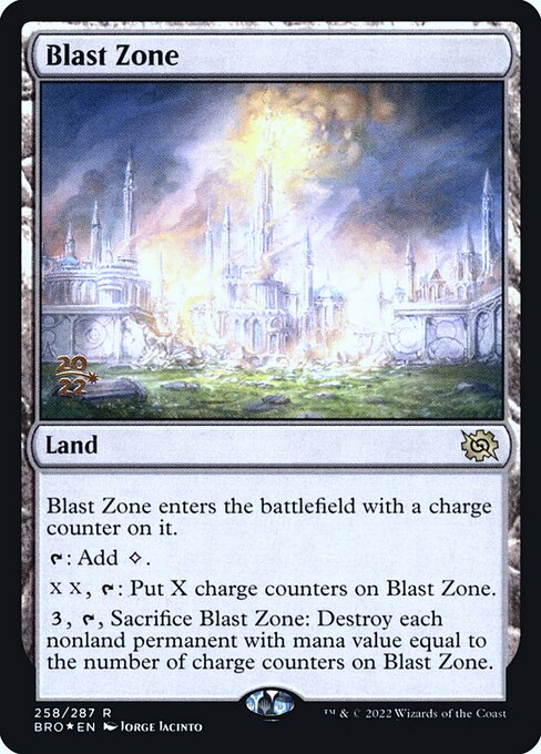 Blast Zone - The Brothers' War Promos - Promo Foil