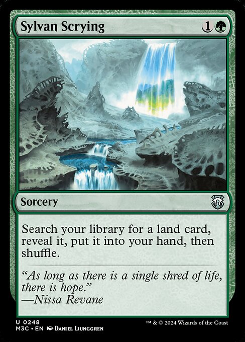 Sylvan Scrying - Modern Horizons 3 Commander