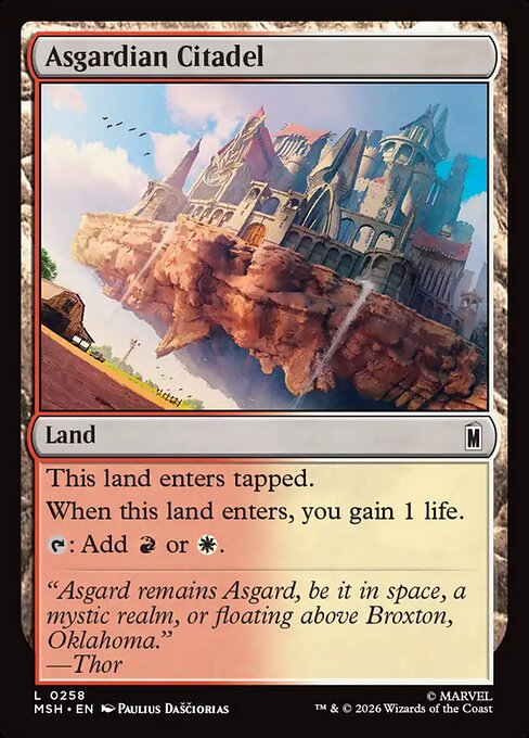 Asgardian Citadel - Marvel Super Heroes