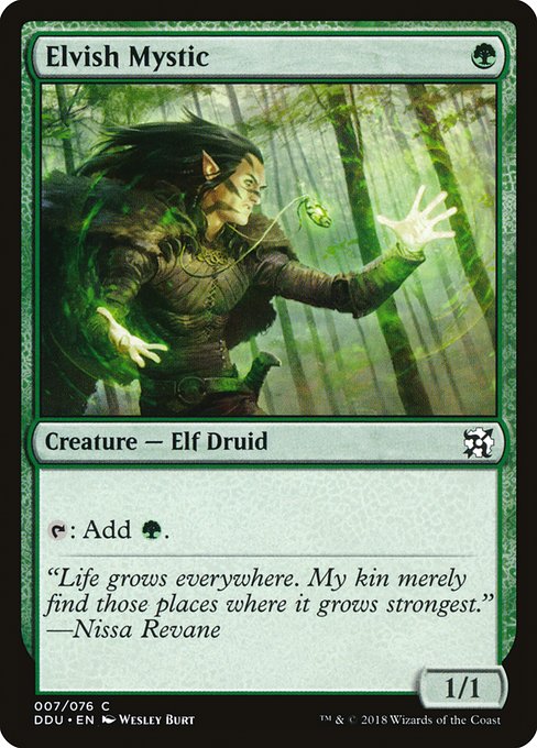 Elvish Mystic - Duel Decks: Elves vs. Inventors