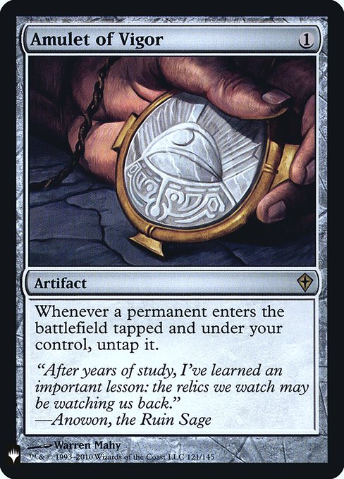 Amulet of Vigor - The List - Promo Foil