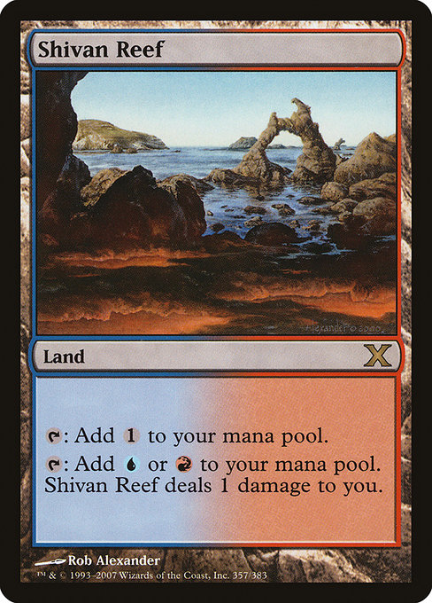 Shivan Reef - Tenth Edition