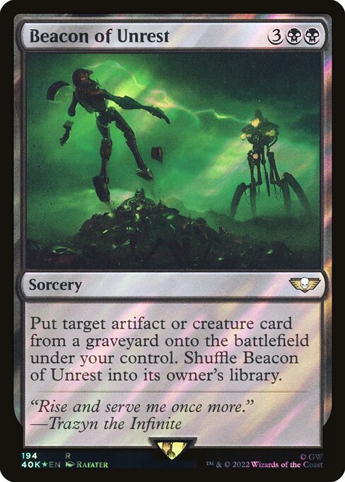 Beacon of Unrest - Warhammer 40,000 Commander - Surge Foil