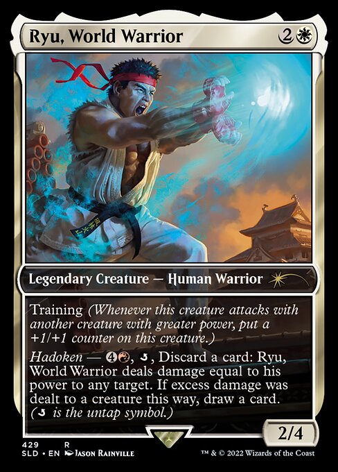 Ryu, World Warrior (Vikya, Scorching Stalwart) - Secret Lair Drop