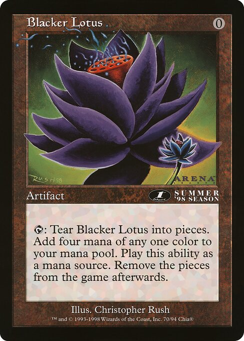 Blacker Lotus - Oversized League Prizes