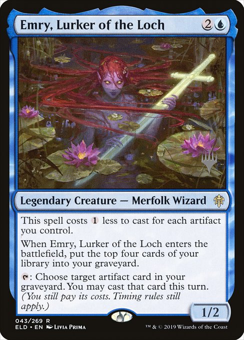 Emry, Lurker of the Loch - Throne of Eldraine Promos