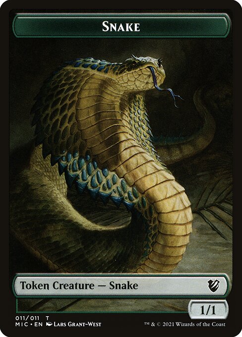 Snake - Midnight Hunt Commander Tokens